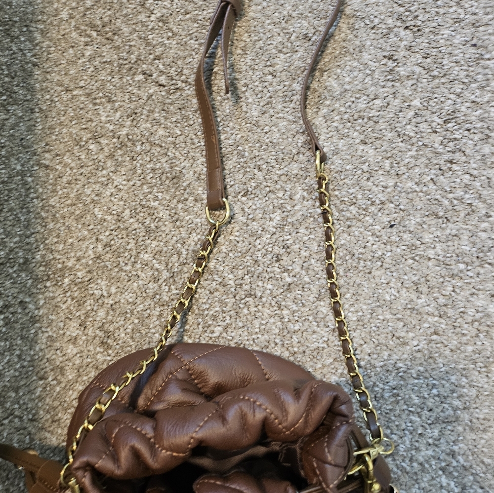 Brown Mini Bag (Charm NOT included)